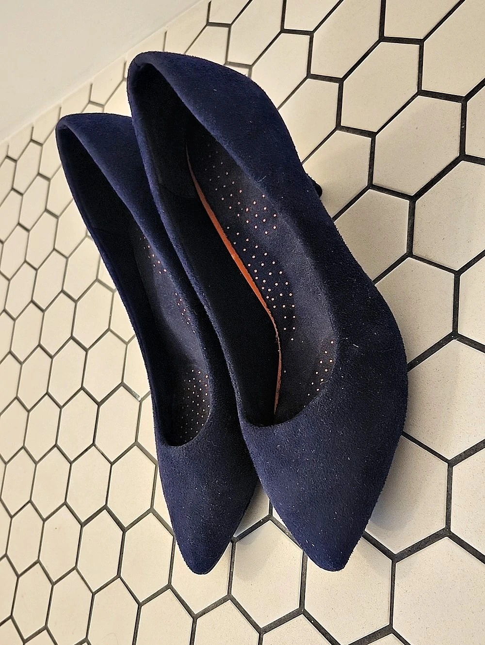 Pointy Toe Pump Blue